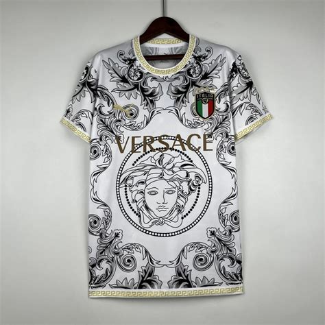 italy versace football shirt|versace italy jersey pandabuy.